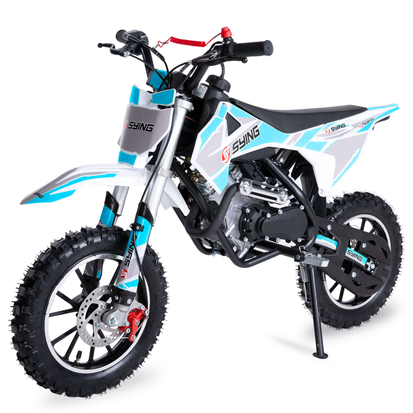 SYING MOTO 58CC 4-Stroke Kids Mini Dirt Bike, Gas Powered Motocross for 8-14 Years Kids, EPA Approved