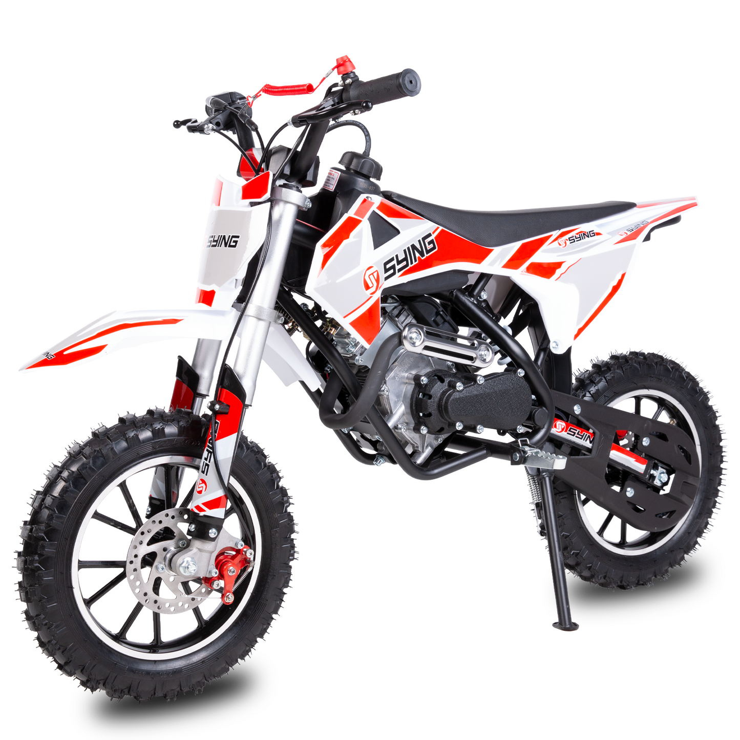 SYING MOTO 58CC 4-Stroke Kids Mini Dirt Bike, Gas Powered Motocross for 8-14 Years Kids, EPA Approved