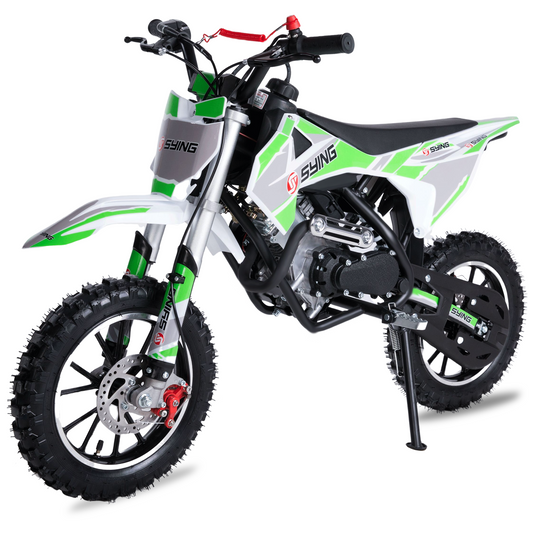 SYING MOTO 58CC 4-Stroke Kids Mini Dirt Bike, Gas Powered Motocross for 8-14 Years Kids, EPA Approved