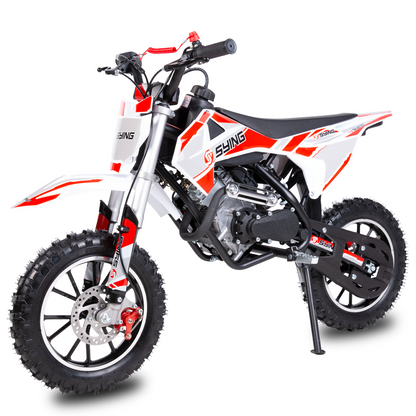 SYING MOTO 58CC 4-Stroke Kids Mini Dirt Bike, Gas Powered Motocross for 8-14 Years Kids, EPA Approved