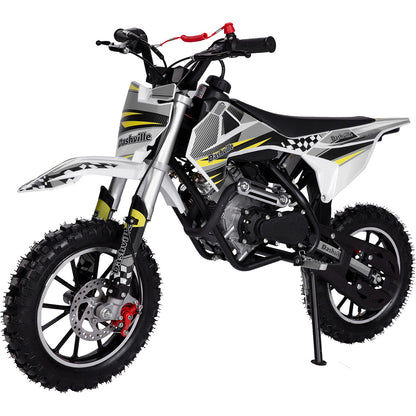 DASHVILLE 58cc Dirt Bike, 4-Stroke Gas Power Mini Pit Bike, Gas Dirt Bike for Kids, Mini Bike, Off-Road Motorcycle